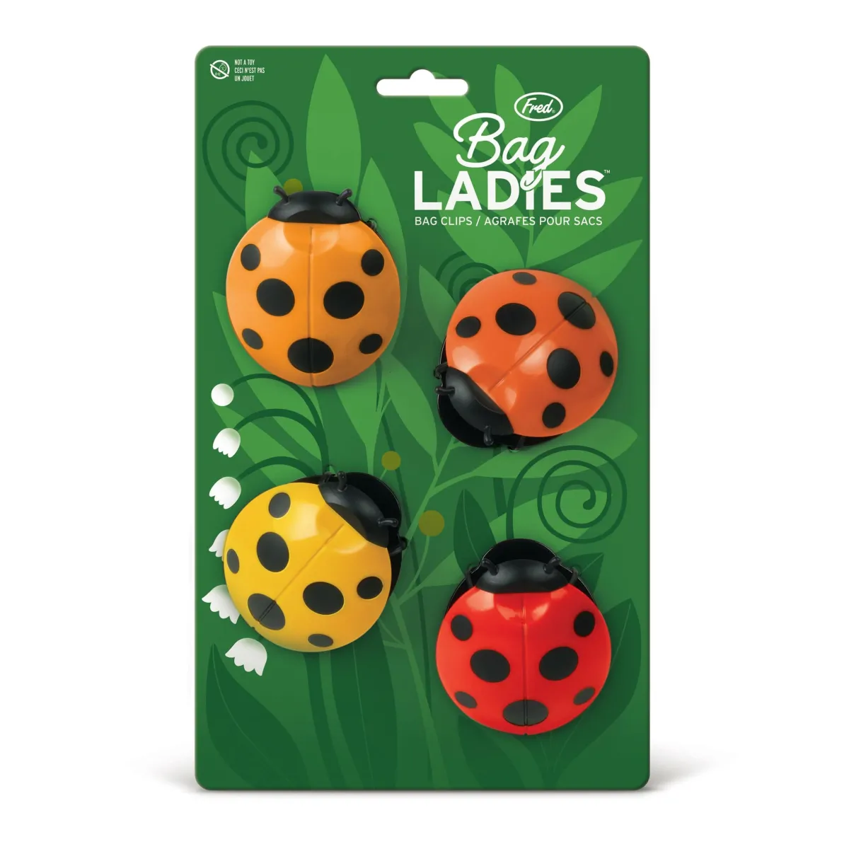 Bag Clips>Genuine Fred BAG LADIES | Ladybug Bag Clips