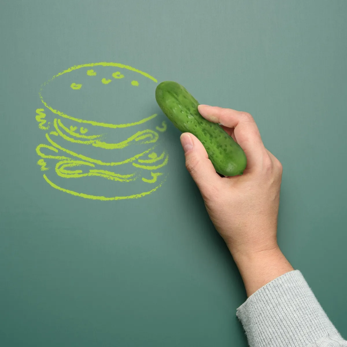 Writing>Genuine Fred BIG DILL - Pickle Sidewalk Chalk