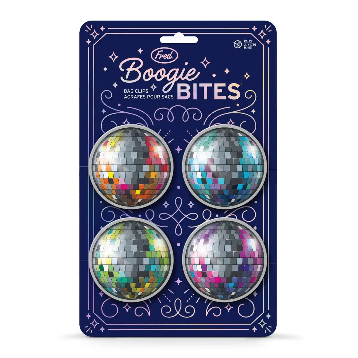 Bag Clips>Genuine Fred BOOGIE BITES | Disco Ball Bag Clips