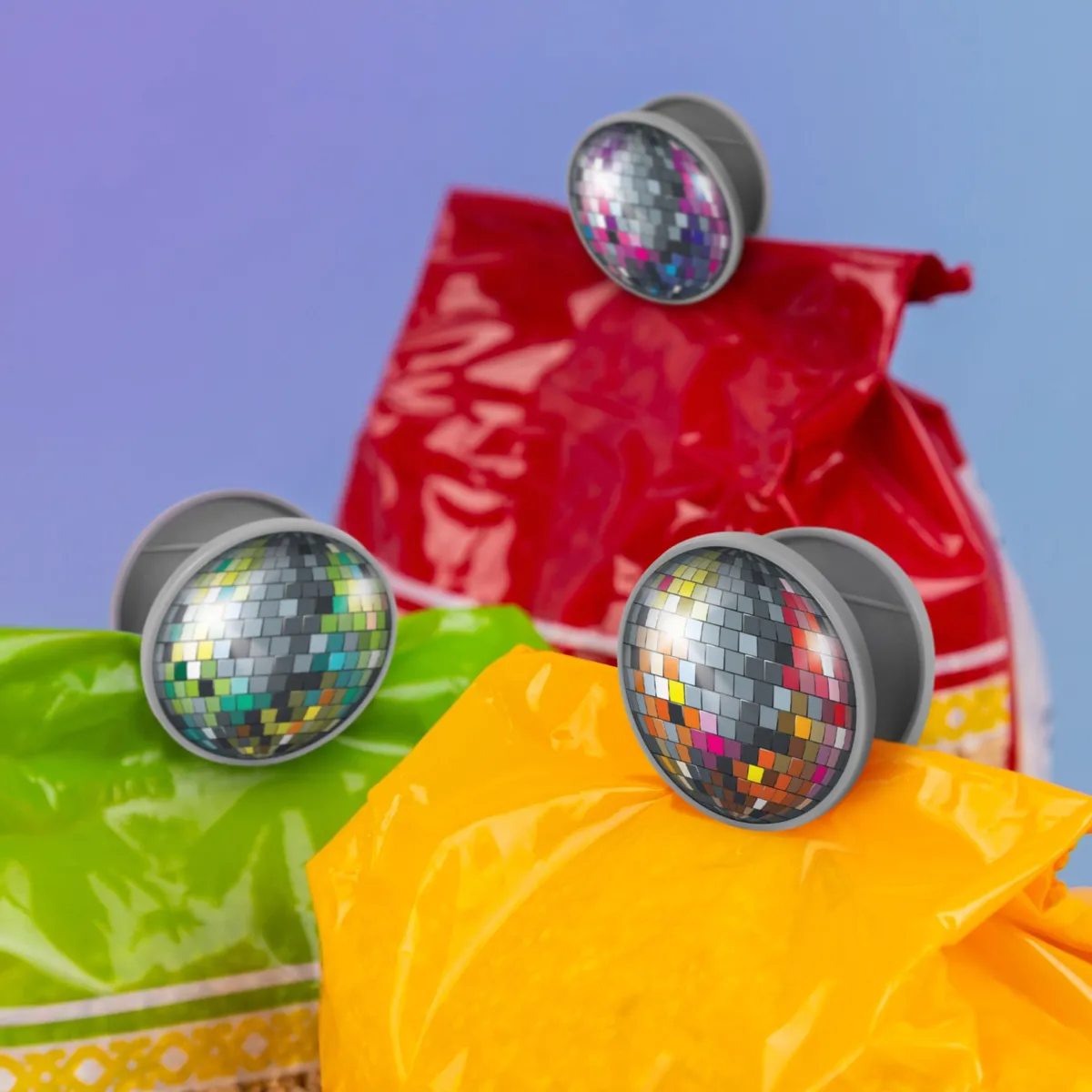 Bag Clips>Genuine Fred BOOGIE BITES | Disco Ball Bag Clips