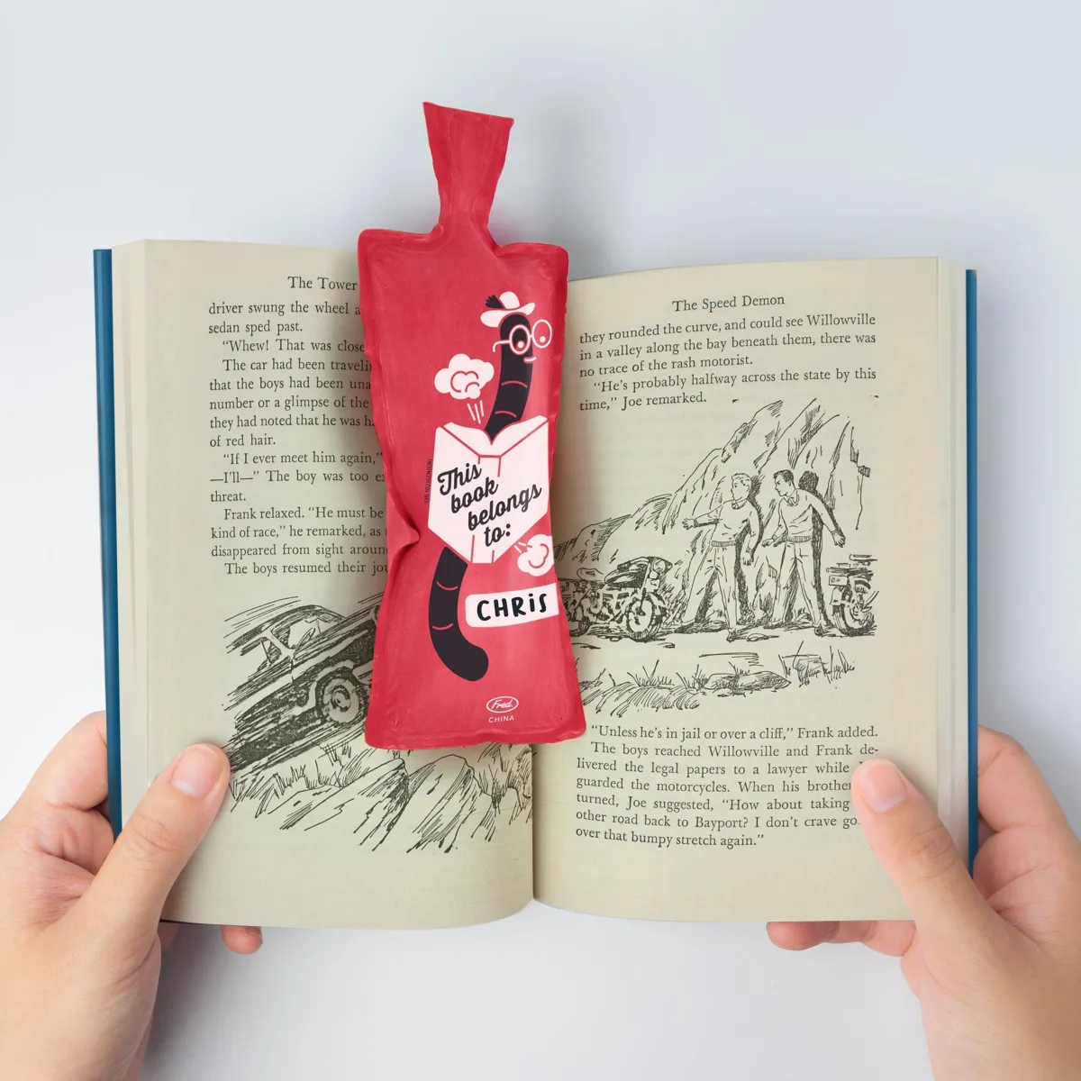 Bookmarks>Genuine Fred BOOKIE CUSHION