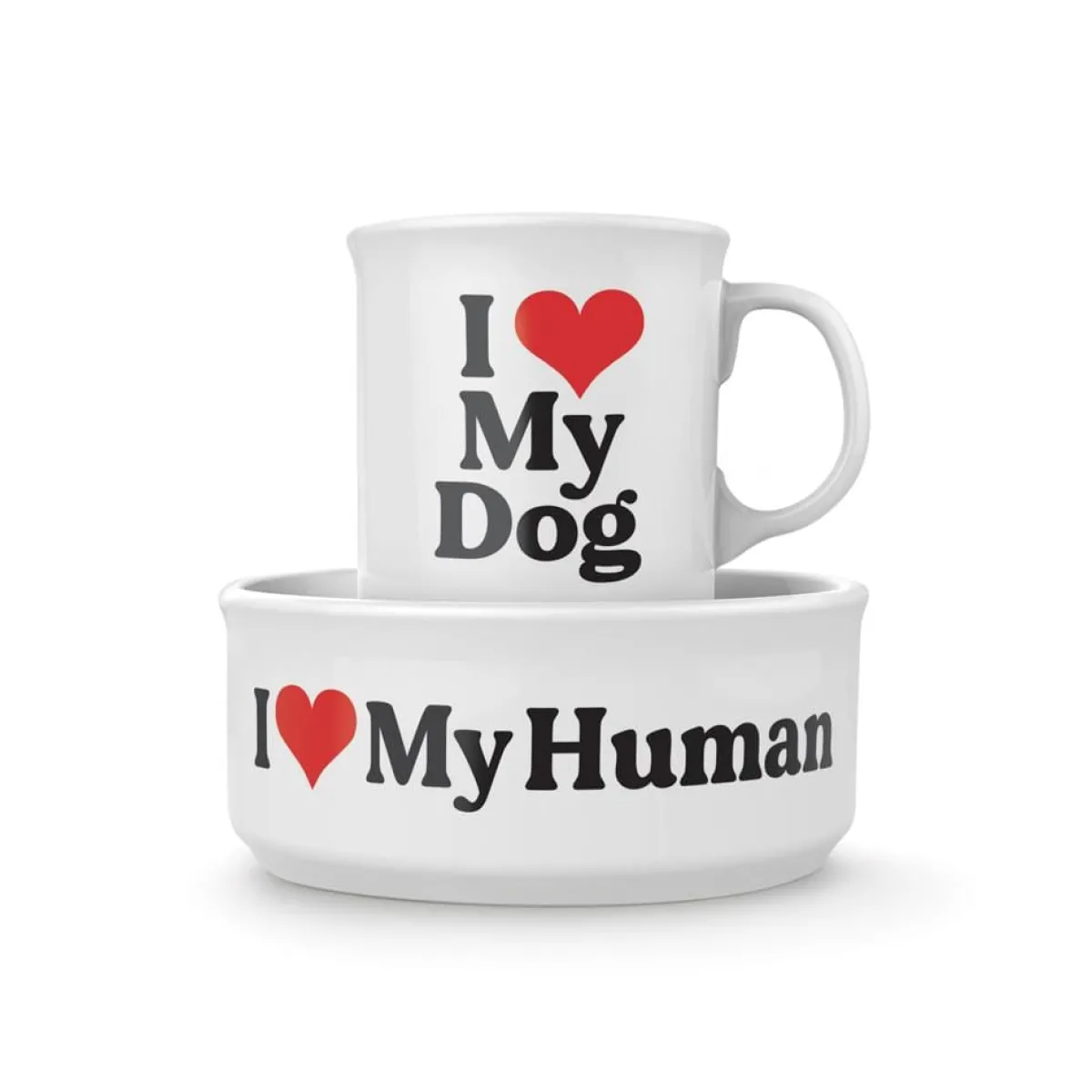 Dogs | Shop All Table>Genuine Fred CERAMIC MUG + DOG BOWL SET