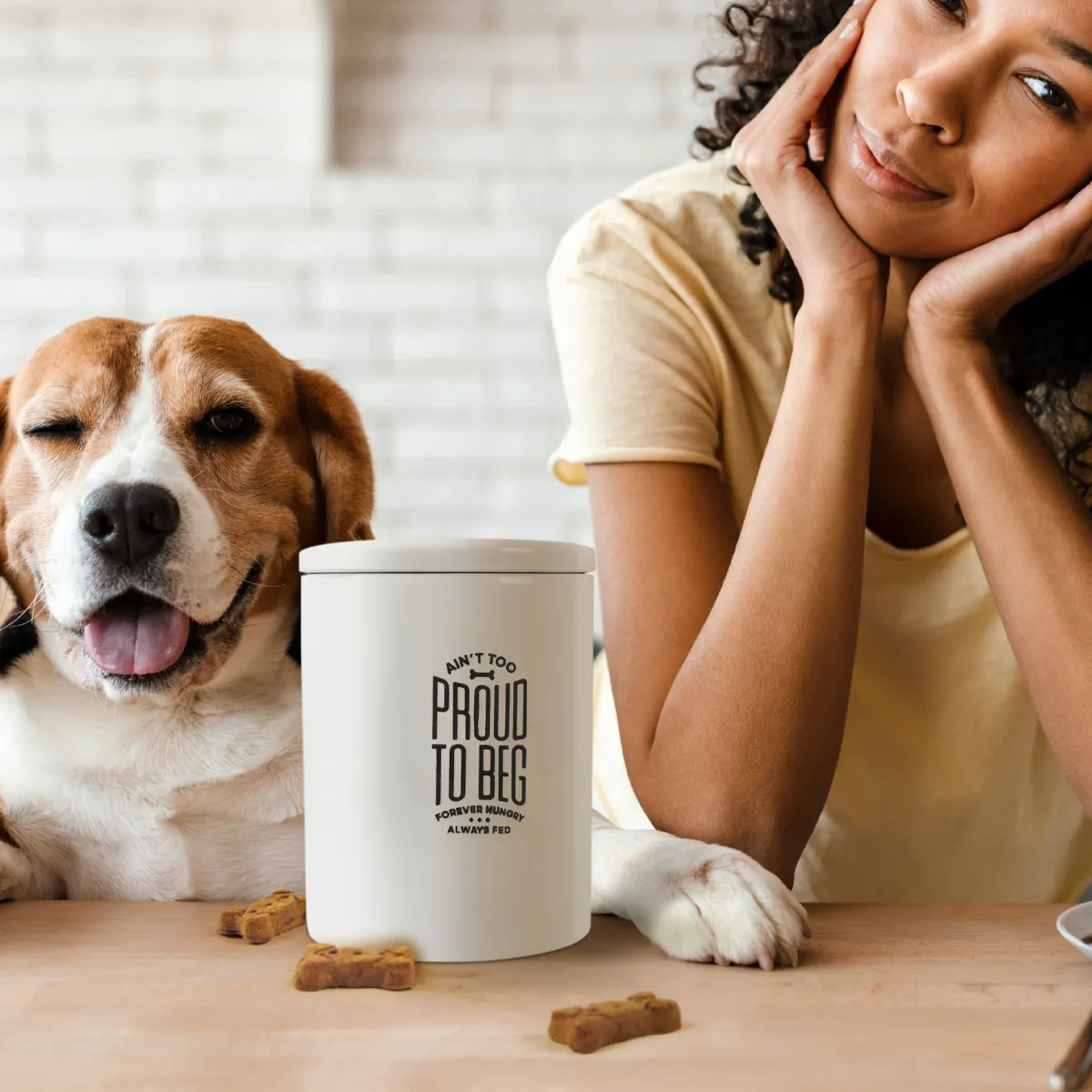 Dogs>Genuine Fred CERAMIC TREAT JAR