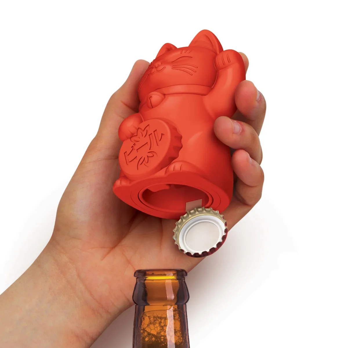 Bottler Stoppers & Openers>Genuine Fred FELINE LUCKY - Bottle Opener