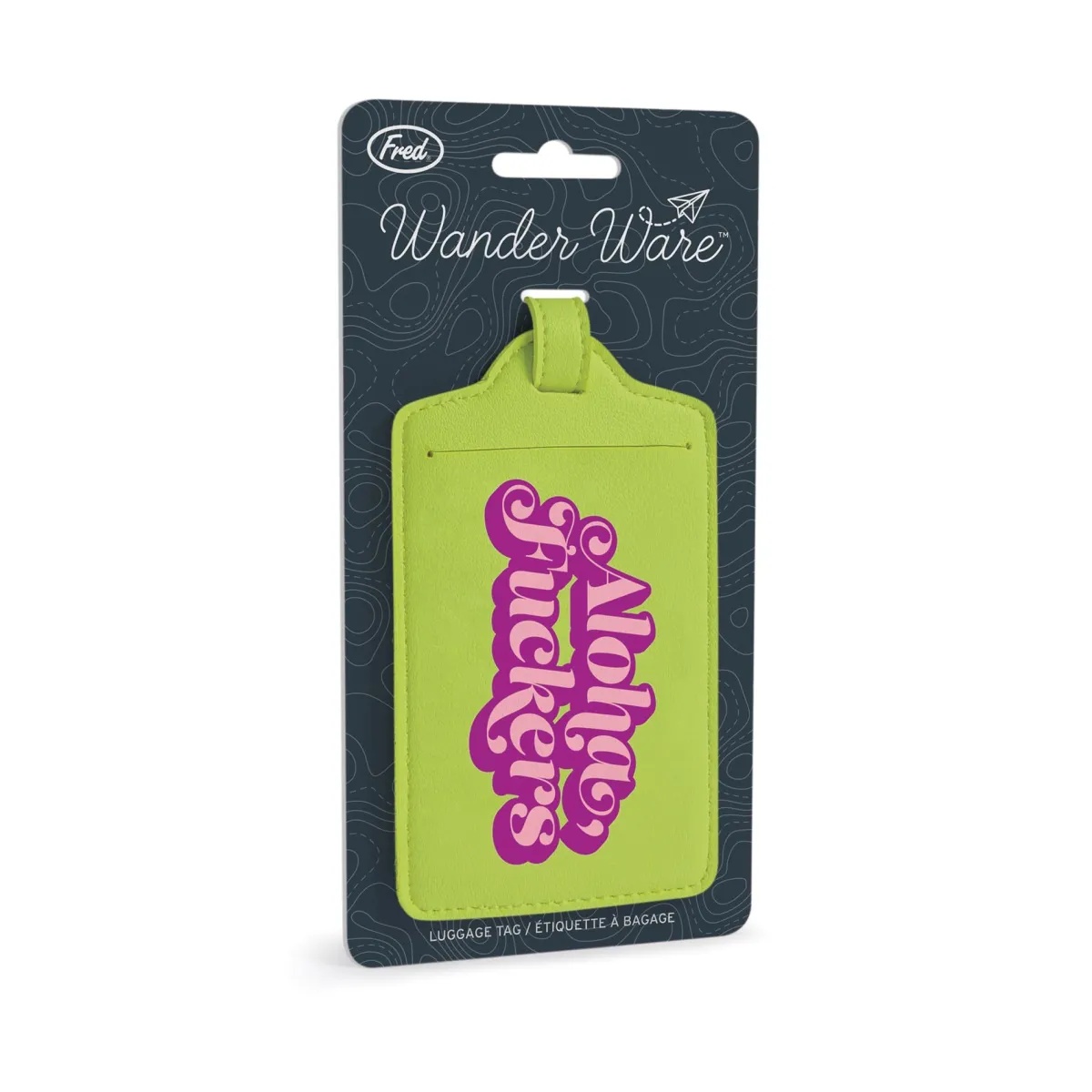 Passports | Luggage Tags>Genuine Fred LUGGAGE TAG: ALOHA F*CKERS