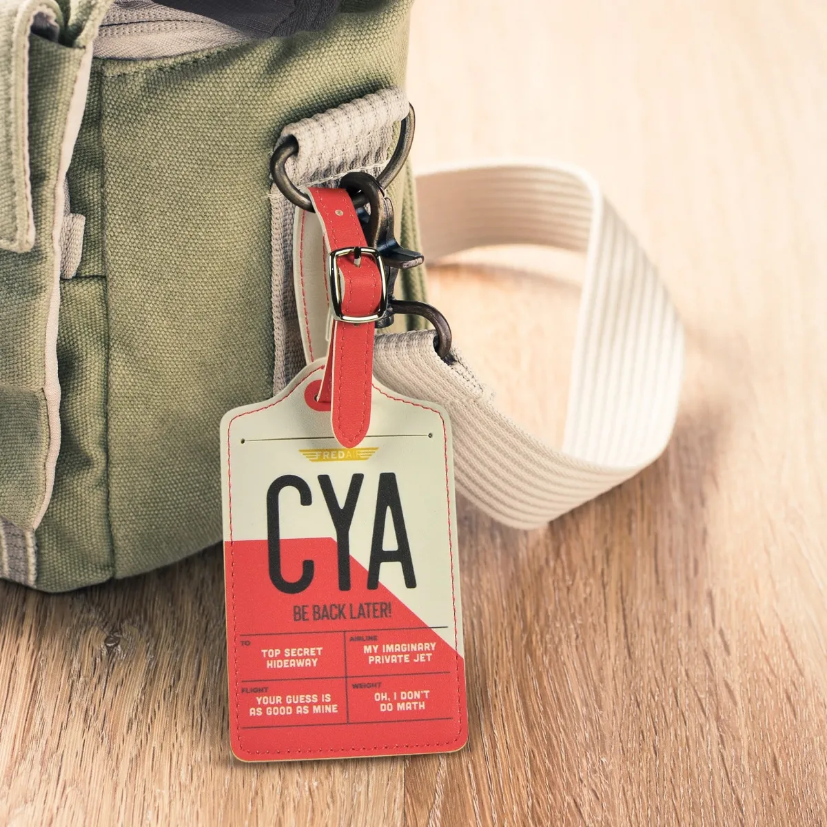 Passports | Luggage Tags>Genuine Fred LUGGAGE TAG: CYA