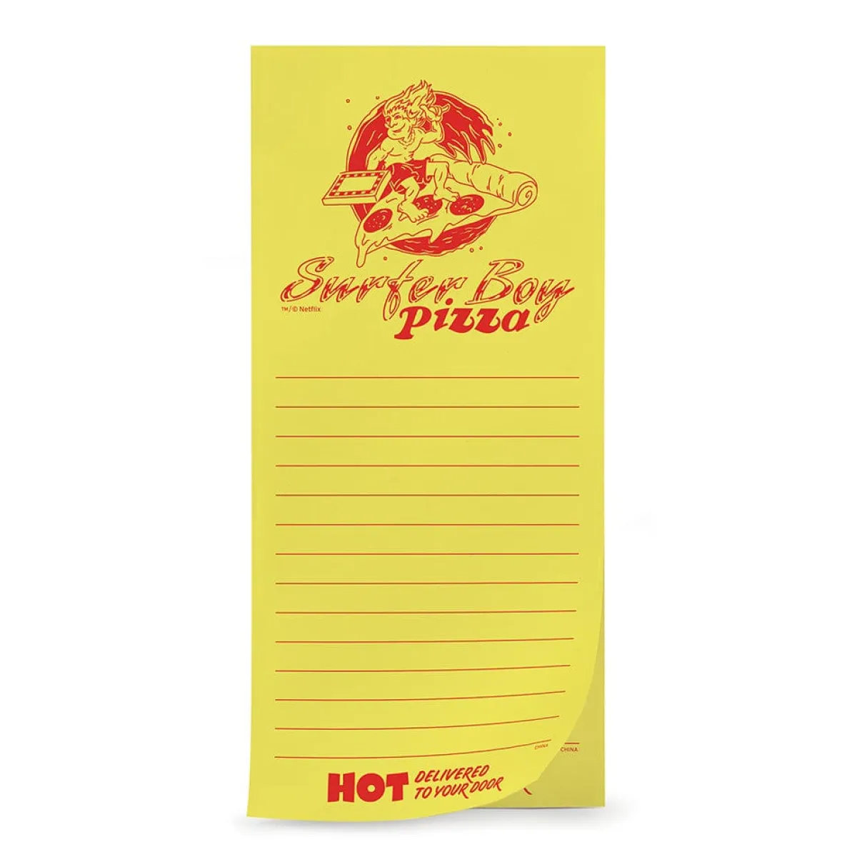 Writing | Notes + Paper>Genuine Fred MAGNETIC NOTEPAD - Surfer Boy Pizza