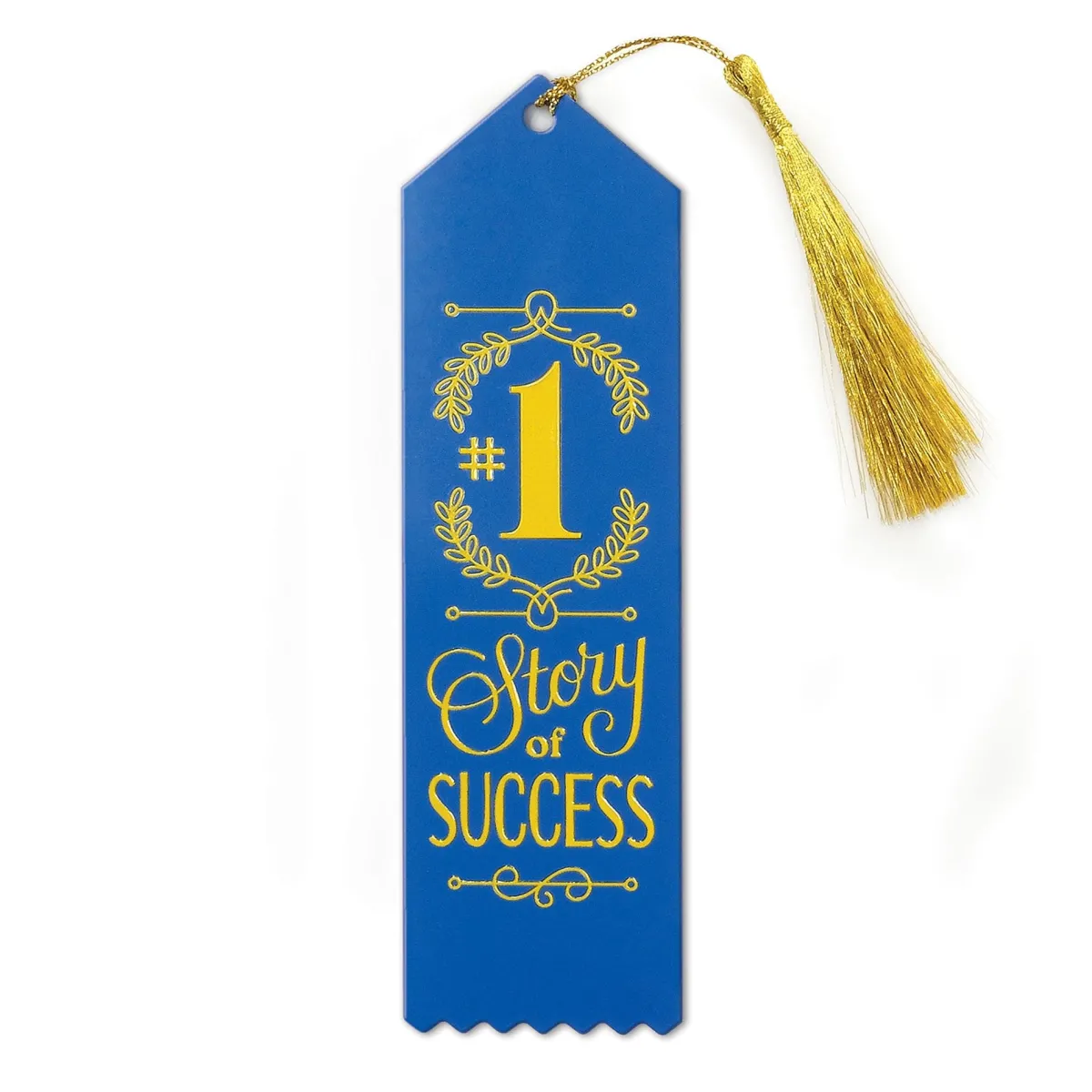 Bookmarks>Genuine Fred NOVEL ACHIEVEMENT | Blue Ribbon Award Bookmark