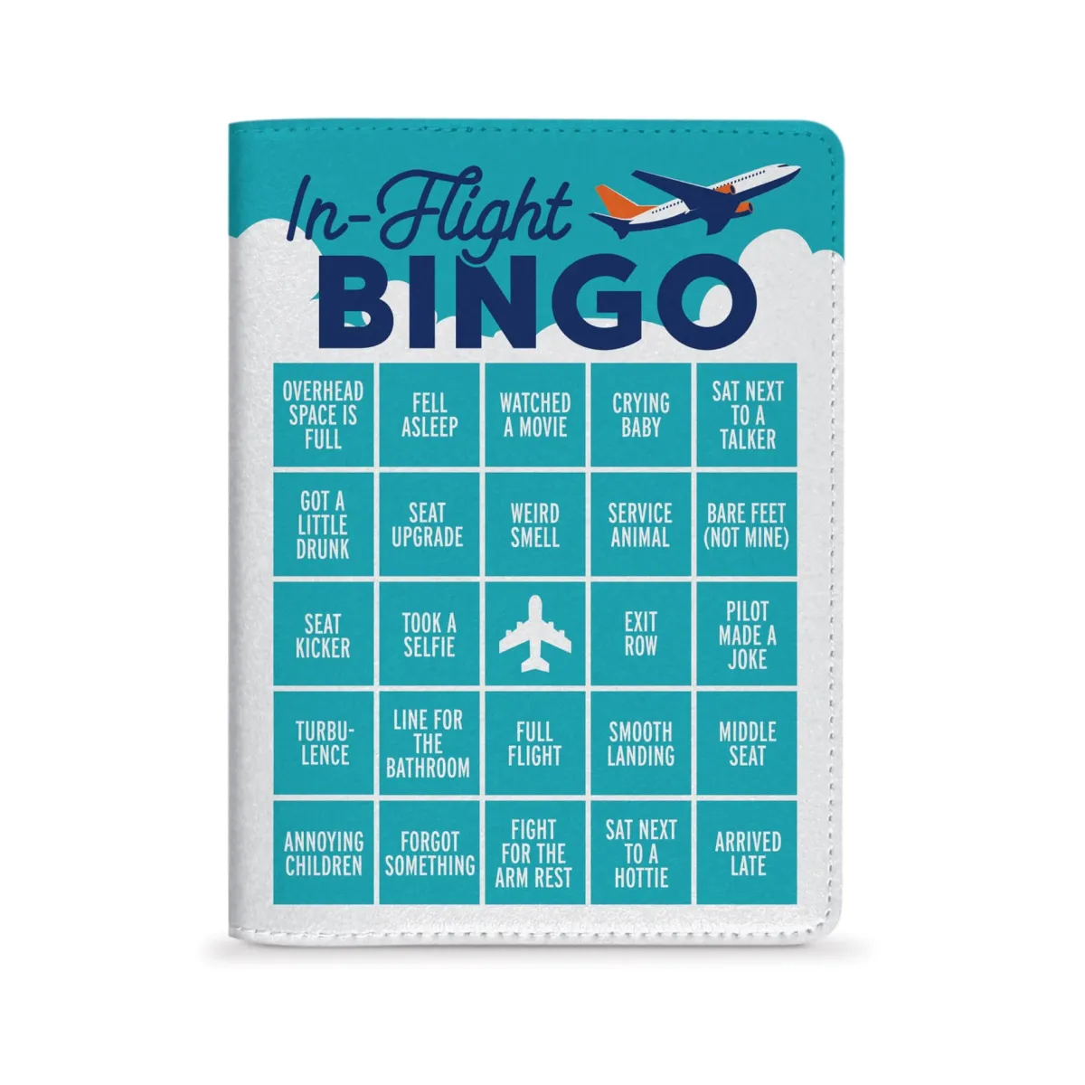 Passports | Luggage Tags>Genuine Fred PASSPORT WALLET: IN-FLIGHT BINGO