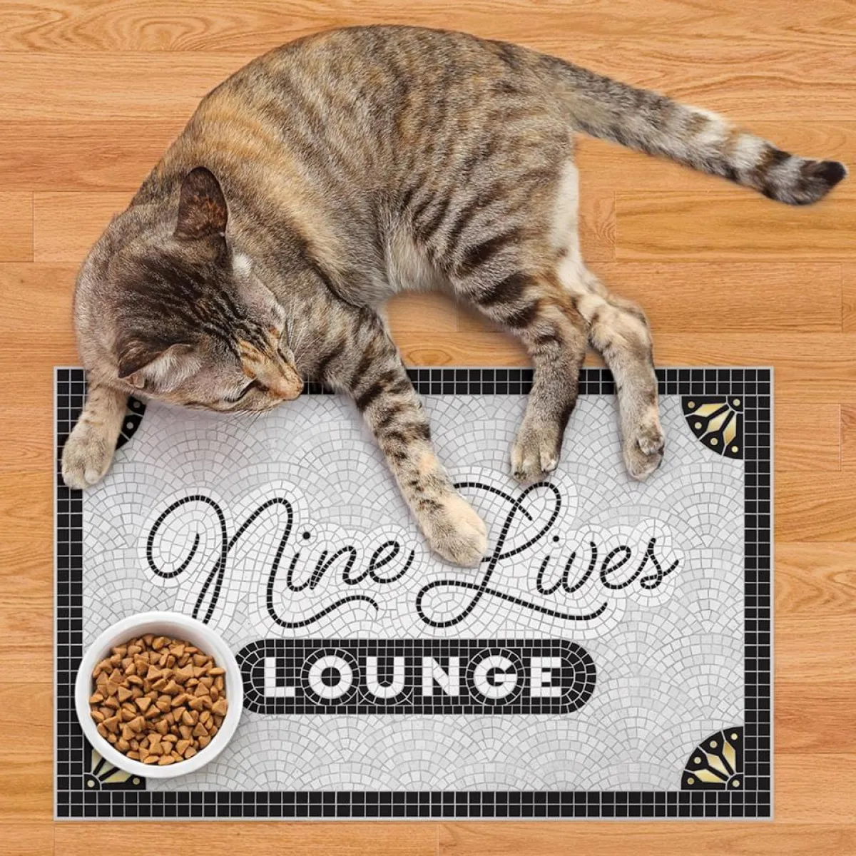 Cats>Genuine Fred PET PLACEMAT - Nine Lives Lounge