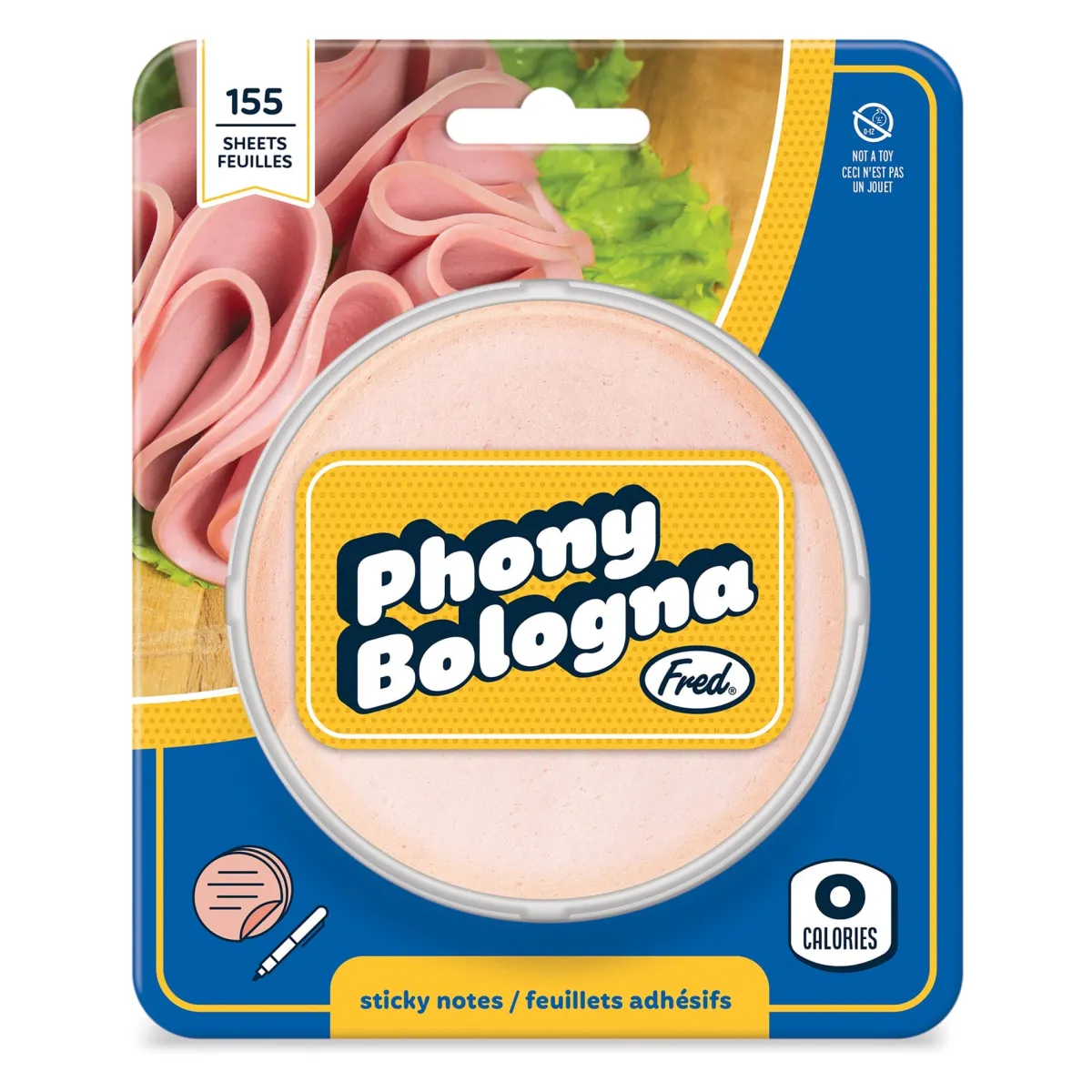 Notes + Paper>Genuine Fred PHONY BOLOGNA | Bologna Sticky Notes