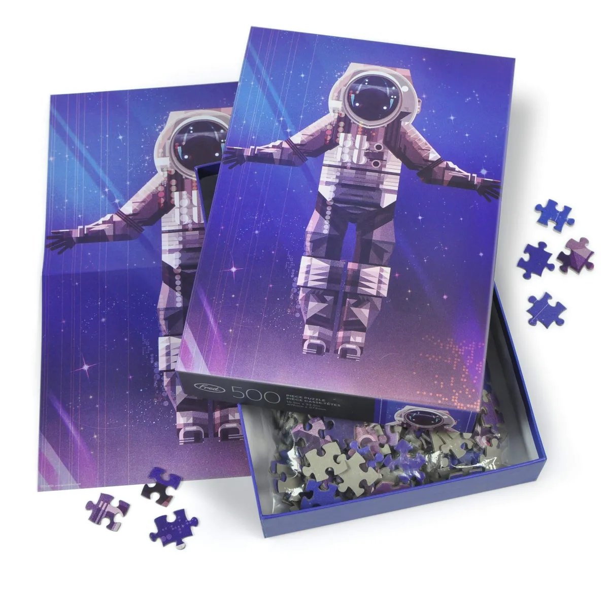 500-Piece Puzzles>Genuine Fred 500 PIECE PUZZLE: ASTRONAUT