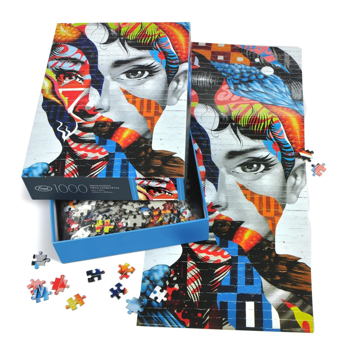 1000-Piece Puzzles>Genuine Fred 1000 PIECE PUZZLE: AUDREY OF MULBERRY