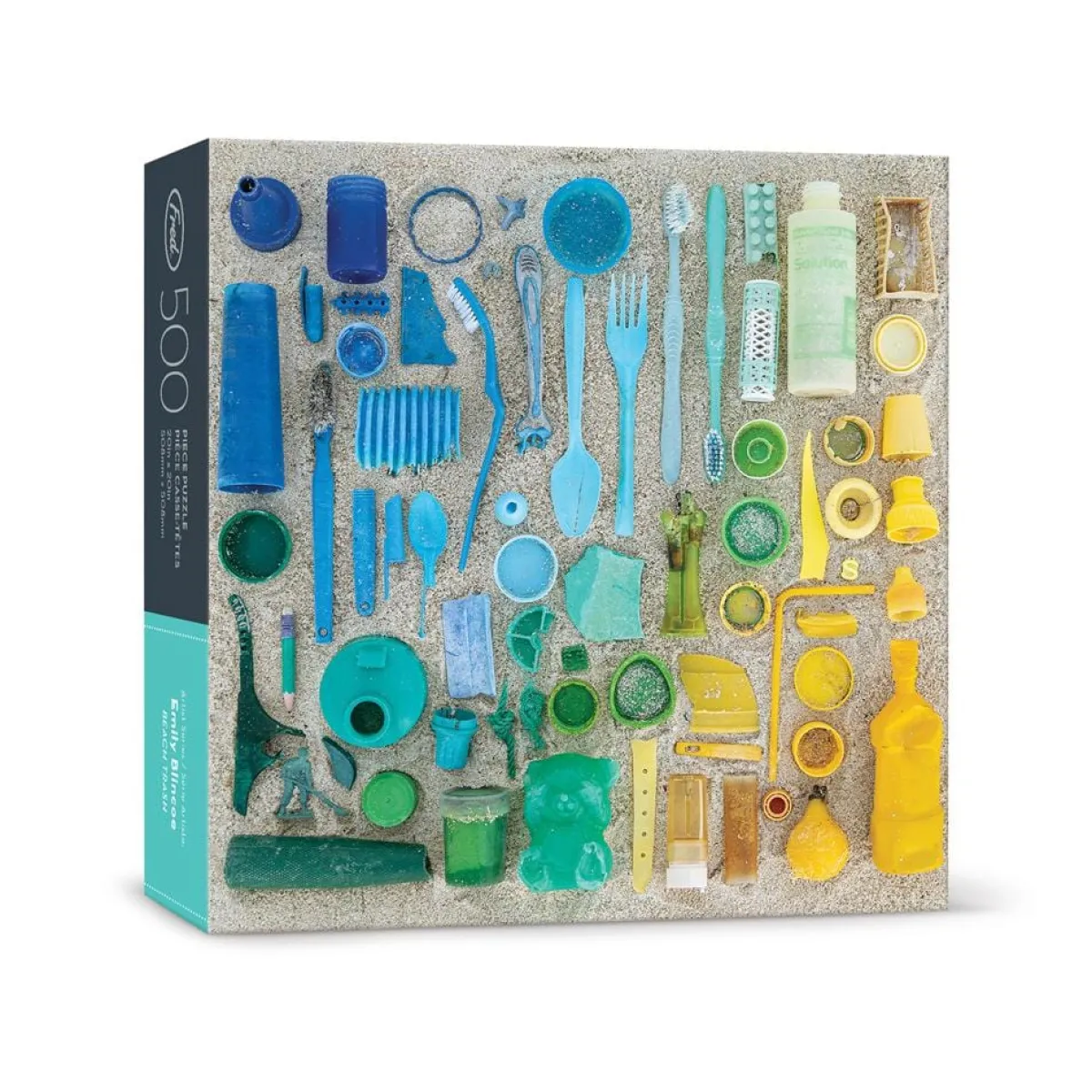 500-Piece Puzzles>Genuine Fred 500 PIECE PUZZLE: BEACH TRASH