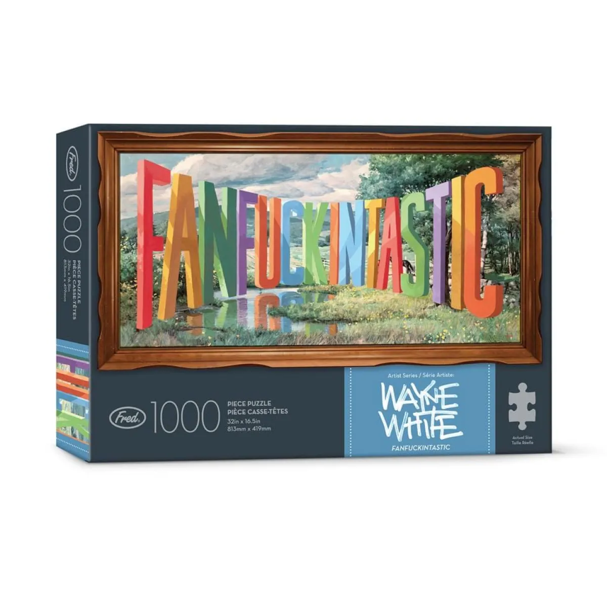 1000-Piece Puzzles>Genuine Fred 1000 PIECE PUZZLE: FANFUCKINTASTIC