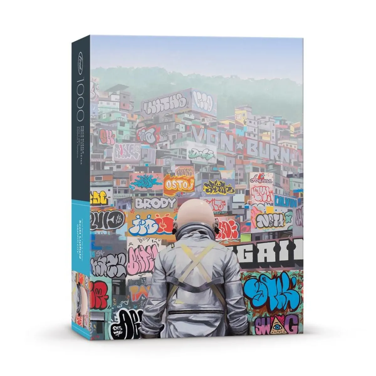 1000-Piece Puzzles>Genuine Fred 1000 PIECE PUZZLE: GRAFFITI CITY