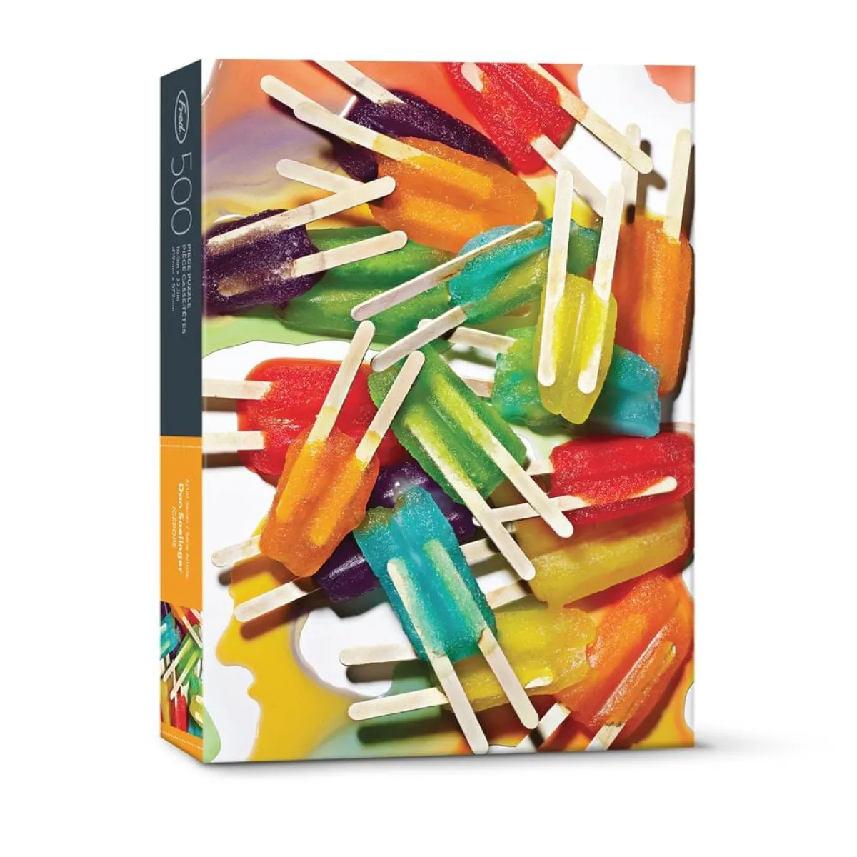 500-Piece Puzzles>Genuine Fred 500 PIECE PUZZLE: ICEPOPS