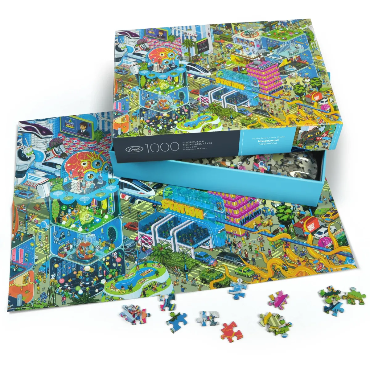 1000-Piece Puzzles>Genuine Fred 1000 PIECE PUZZLE: MEGAPONT