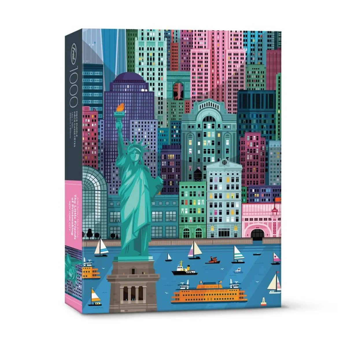 1000-Piece Puzzles>Genuine Fred 1000 PIECE PUZZLE: NEW YORK