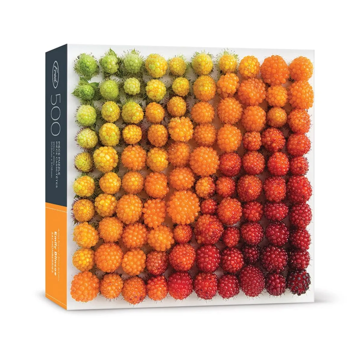 500-Piece Puzzles>Genuine Fred 500 PIECE PUZZLE: SALMONBERRIES