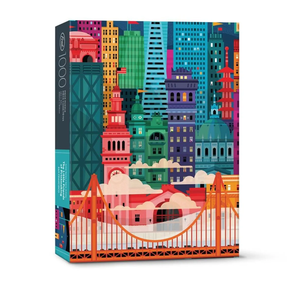 1000-Piece Puzzles>Genuine Fred 1000 PIECE PUZZLE: SAN FRANCISCO