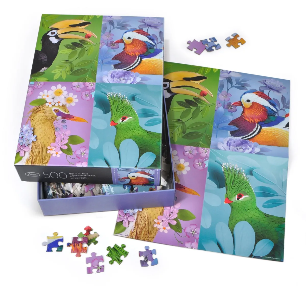 500-Piece Puzzles>Genuine Fred 500 PIECE PUZZLE: WONDERS OF NATURE