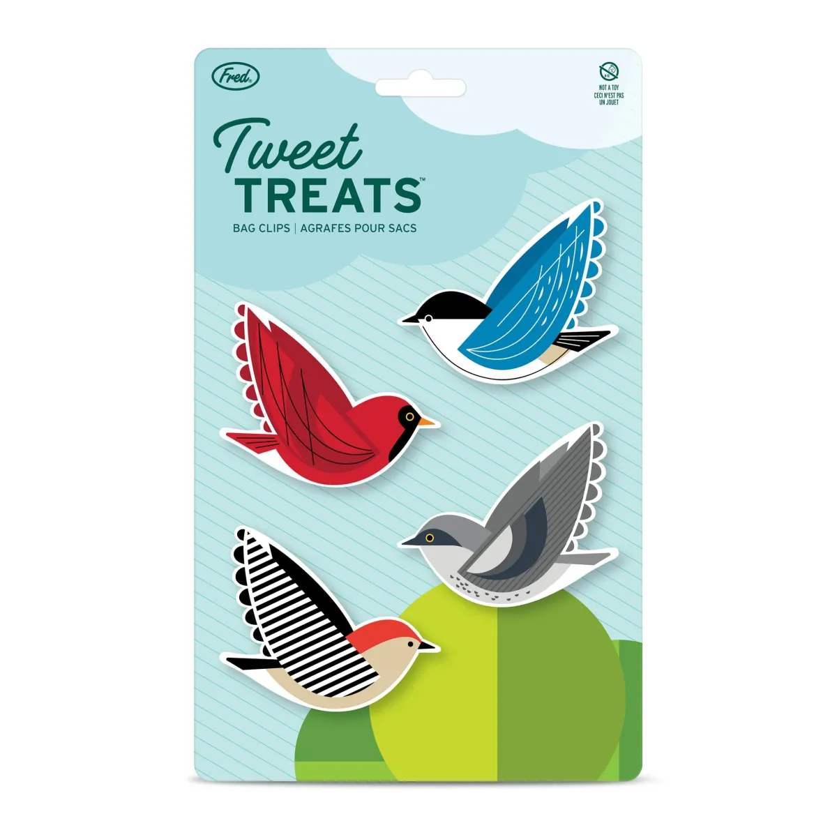 Bag Clips>Genuine Fred TWEET TREATS BIRD BAG CLIPS