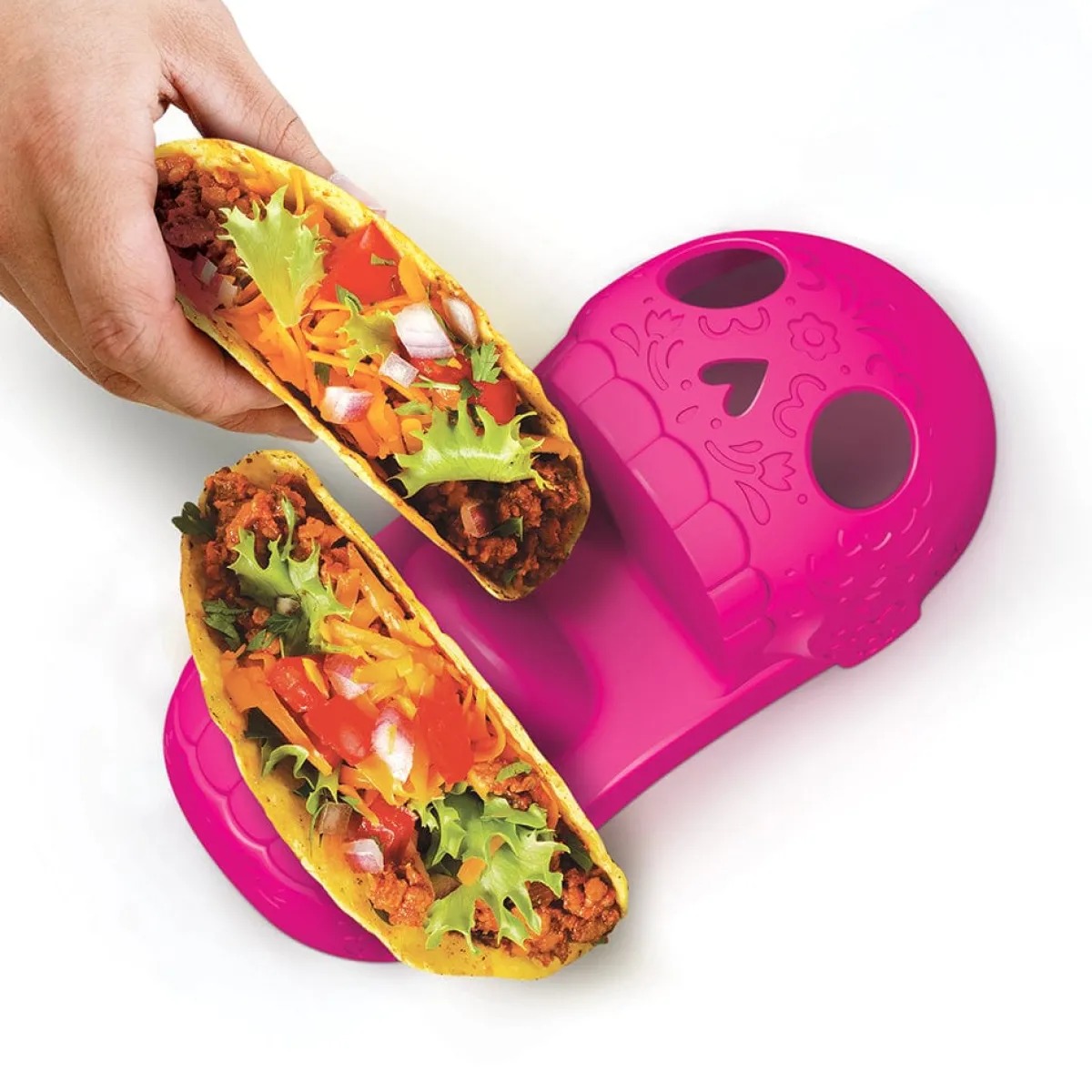 Plates + Trays | Plates + Trays>Genuine Fred YUM SKULLS | Day of the Dead Skull Taco Trays